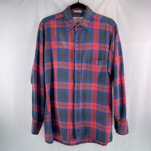 Vintage Northwest Territory Plaid Button Up Shirt Size M